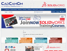 Tablet Screenshot of cadcamcim.com
